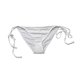 Frederick's of Hollywood Cheeky Bikini Tie Side Bottom White Size Large